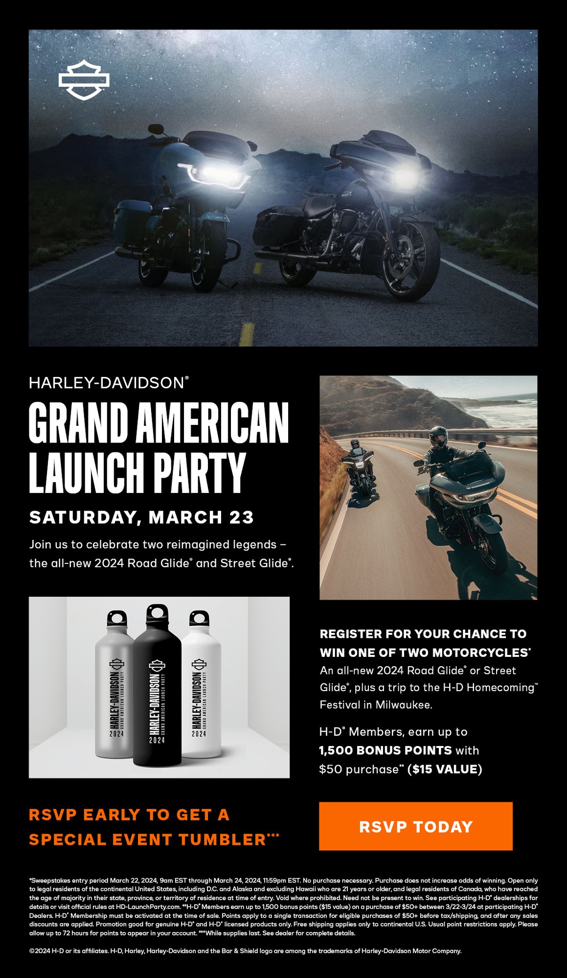 launch party membership rsvp email